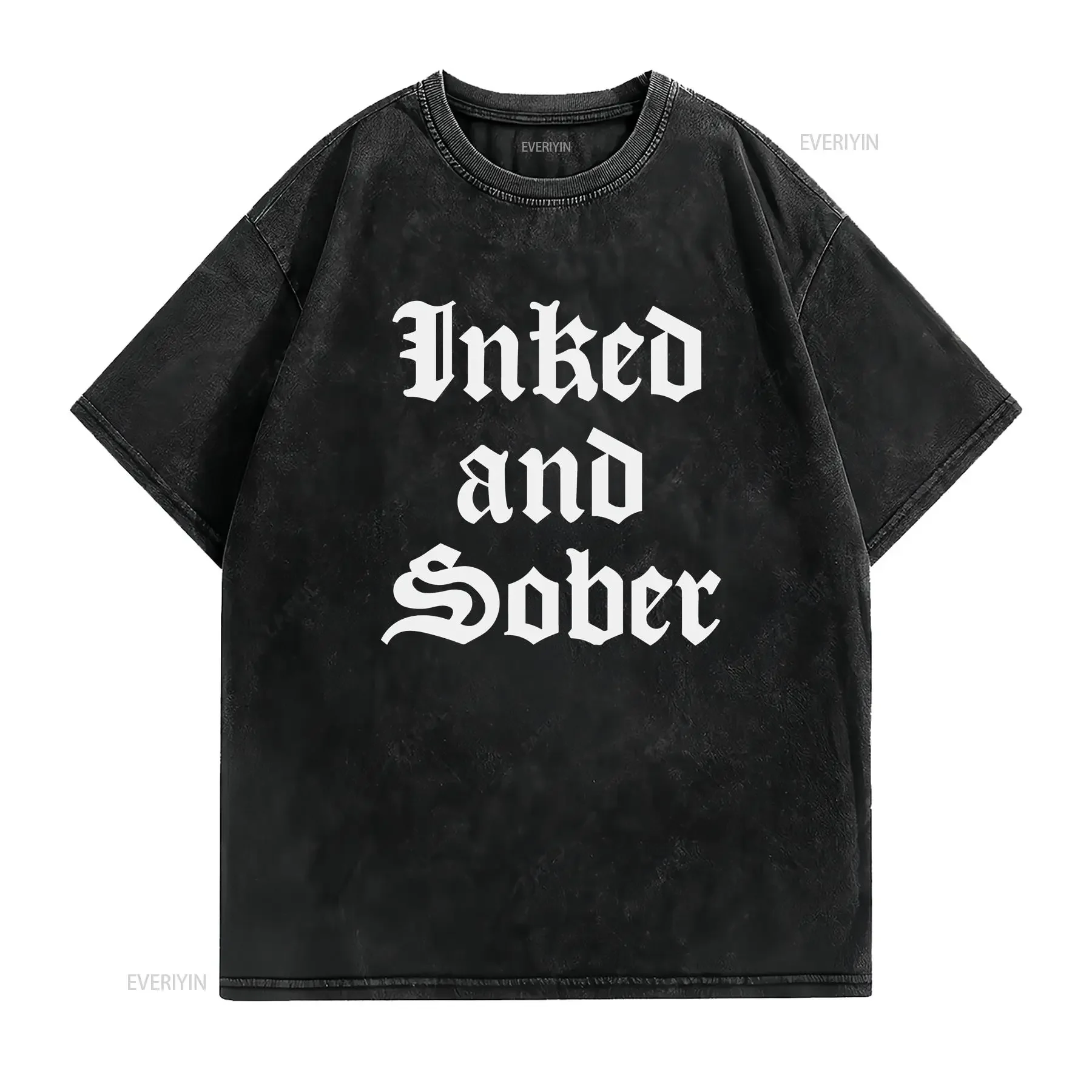 T Shirttotaler Sobriety Shirt Shirttotalism Sober Present Tattooed Shirttotal Inked And  vintage Washed Stylish