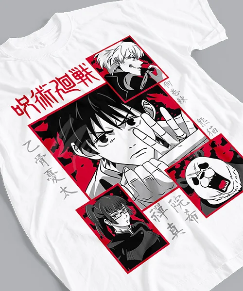 T-shirt for Anime Jujutsu Kaisen Cero: Equipo de Yuta Okkotsu