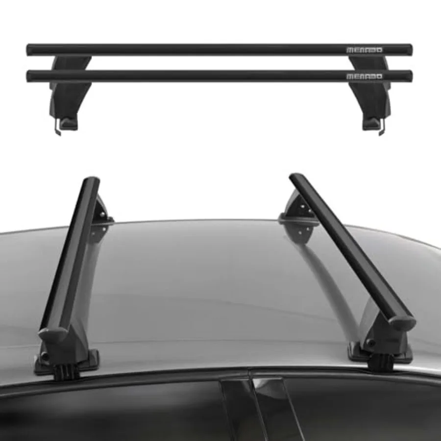 

Roof Rack Cross Bars for Land Rover Discovery Sport 2015-2019 Lockable 110Lbs Aluminium Black 2Pcs fits Cargo Carriers Kayak Ca