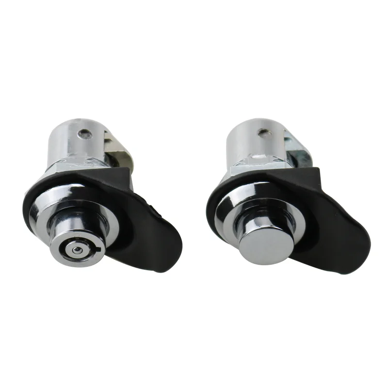 2pcs Zinc Alloy Button Door Lock for Industrial Electrical Automation Mechanical Equipment Distribution Box Anti-Theft Embedded