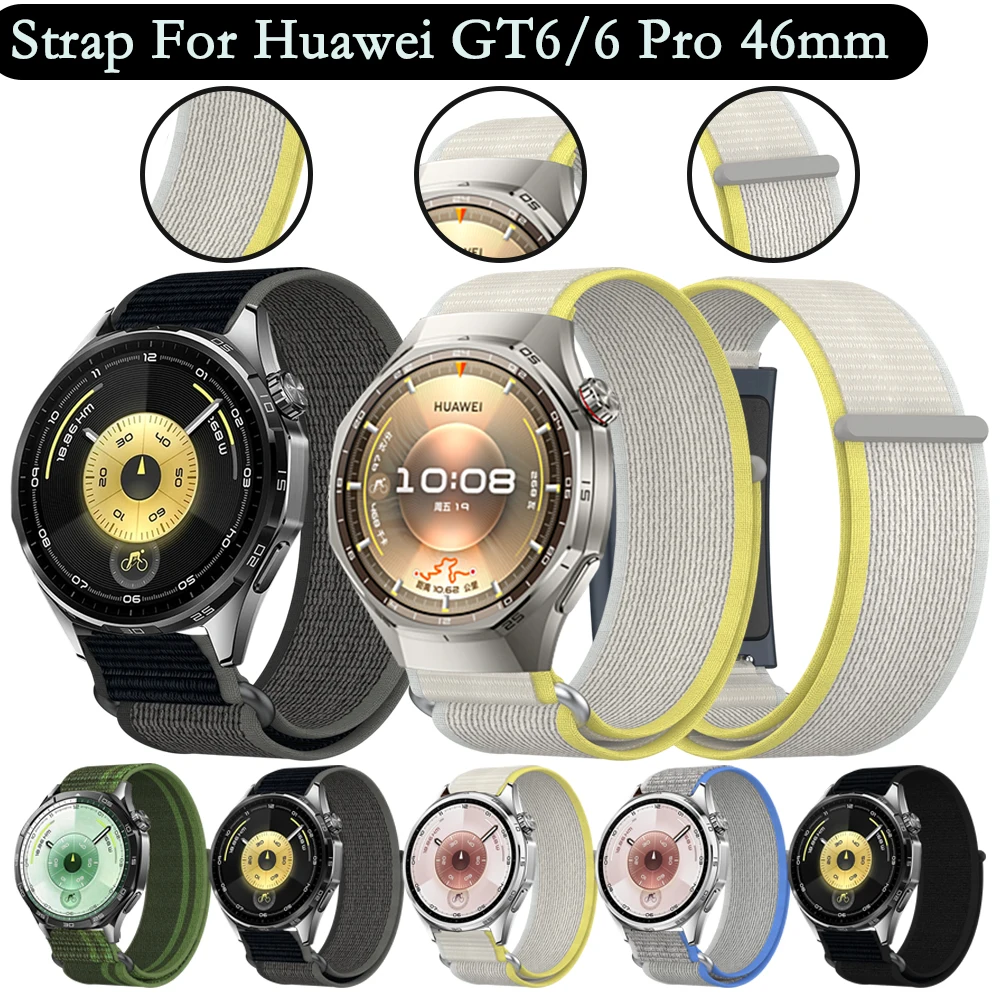 22mm-cinta-para-huawei-gt6-6-pro-46mm-nailon-tecer-elasticidade-ajustavel-esporte-respiravel-banda-para-huawei-gt6-5-4-gt6-5-pro-46mm