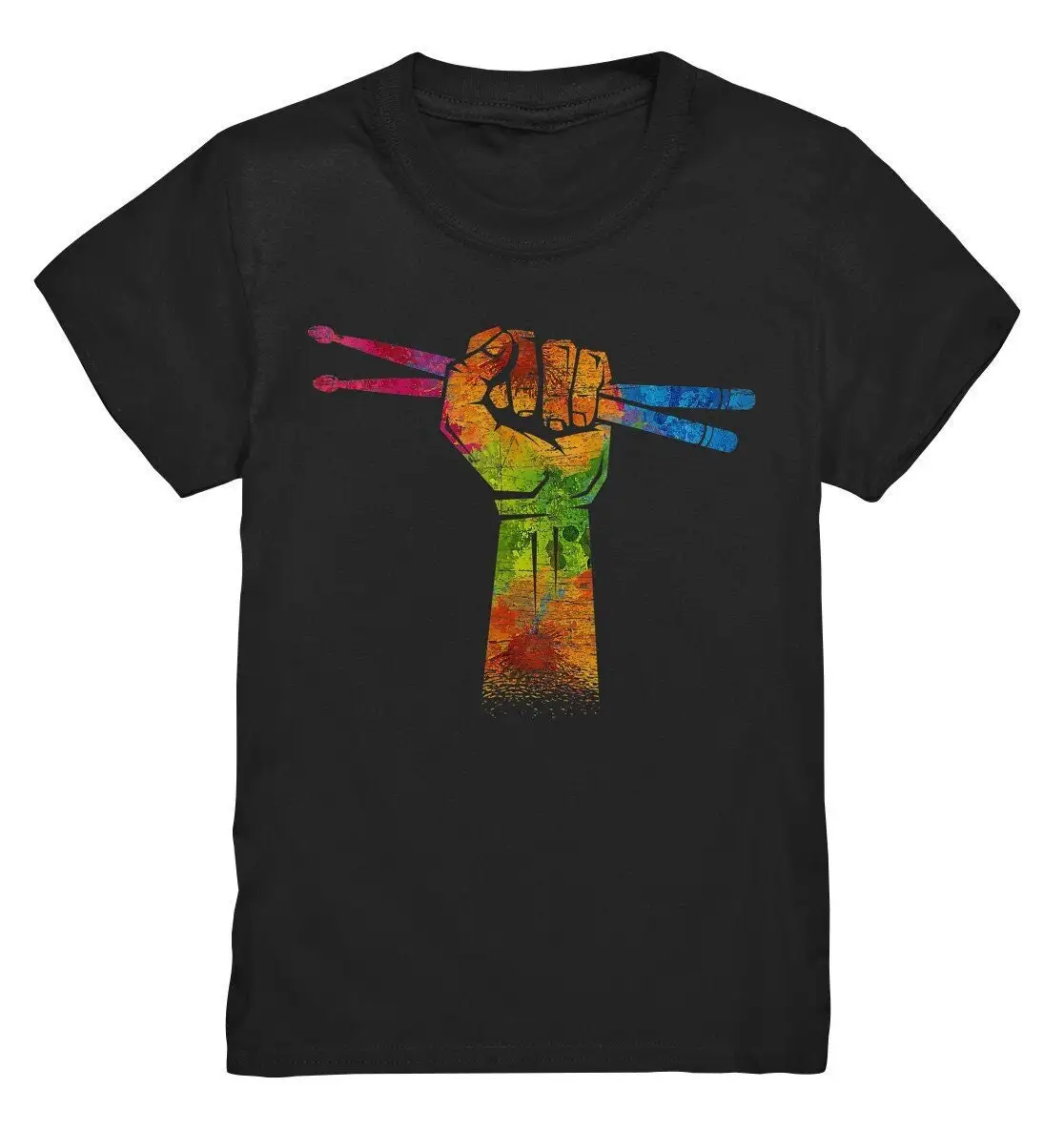 

Drummer Fist Drumsticks T Shirt Drum Music Kids Premium