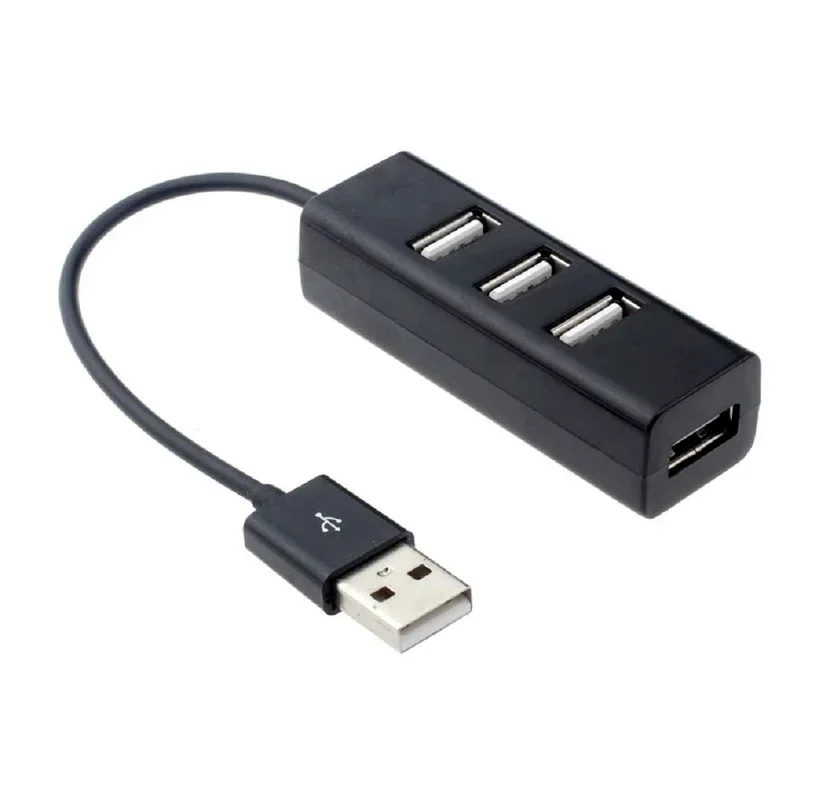 USB 2.0 High Speed 4-port Splitter Hub Adapter For PC Computers USB Plug And Play For Laptops And Tablets