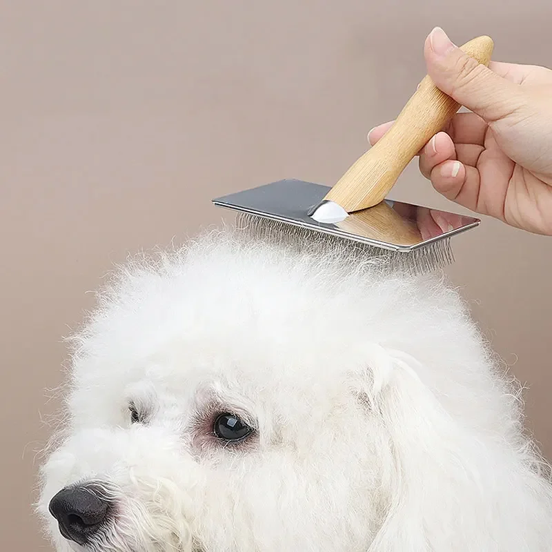 Pet Dog Brush Cat Comb Cleaning Supplies Pet Hair Remover Brush For Dogs Cats Grooming Tools Pets Dematting Comb Dog Accessories