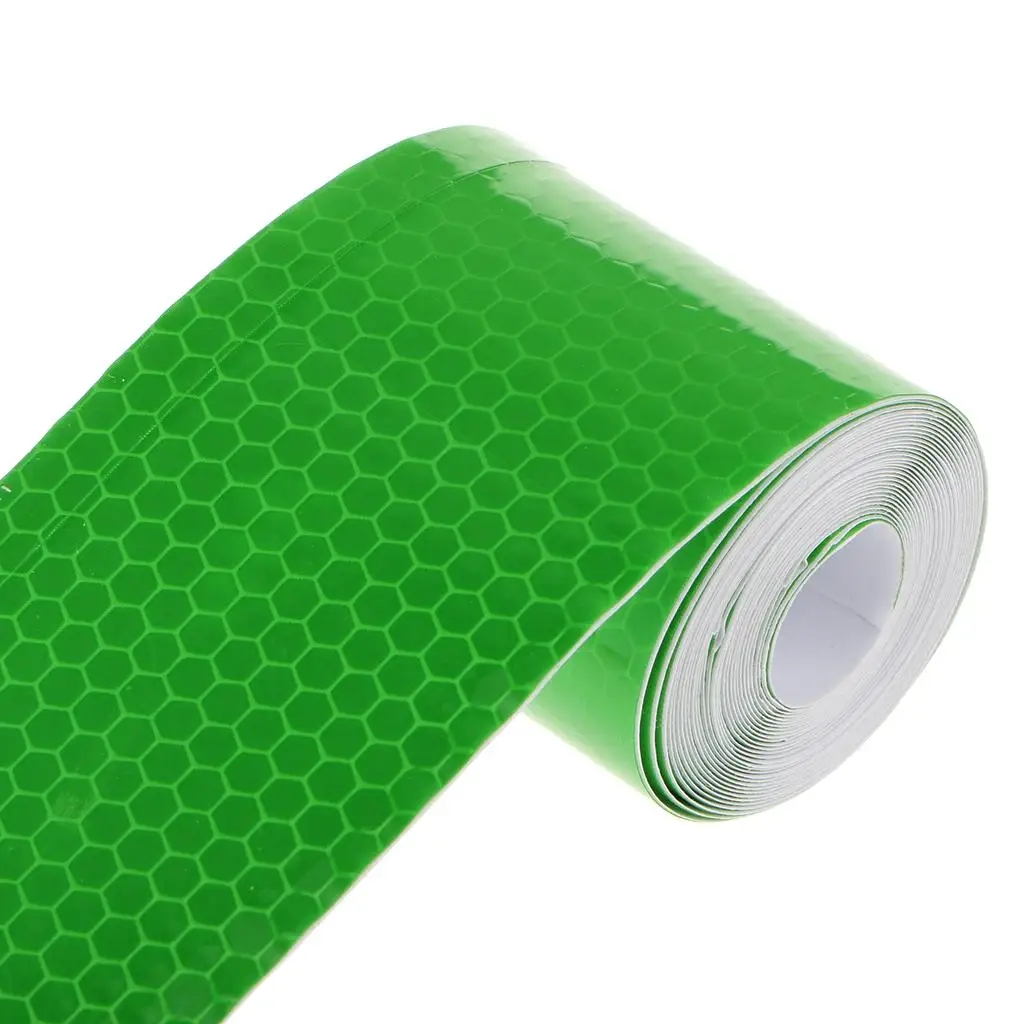 Reflective Safety Warning Tape Crystal Lattice Night Strip Road Marker for Danger Tape and Traffic Signaling Cone Flashlight