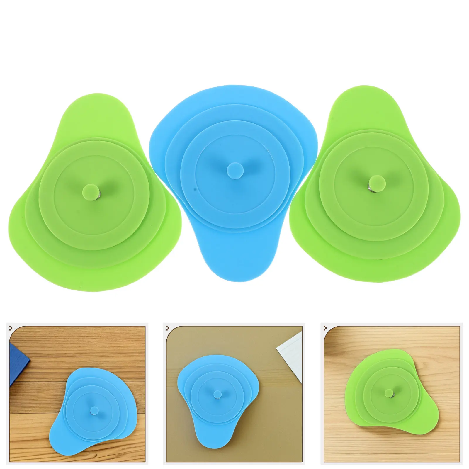 

Набор из 3 многослойных подставок для игральных карт в форме треугольника, нескользящий портативный органайзер для семейных настольных игр