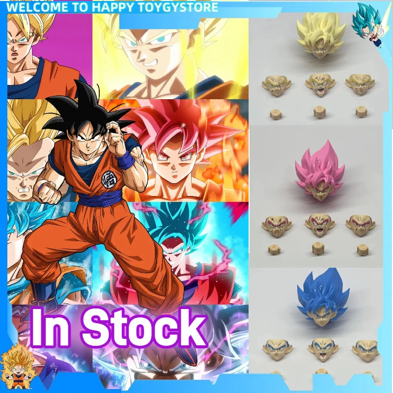 

in Stock DCG Toys KO Dragon Ball Son Goku Head Statue Action Figure Battle Damage 2.0 3.0 Voxel Collectible Model Toys