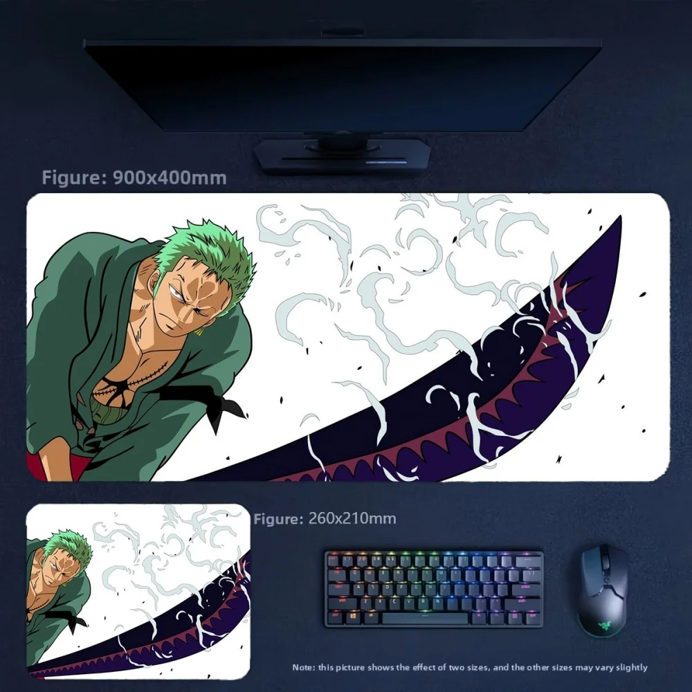 New Office Animation ONE PIECE Luffy Zoro Leather Mouse Pad Comfort Wrist Table Mat Comfortable Wrist Guard Decorative Table Mat