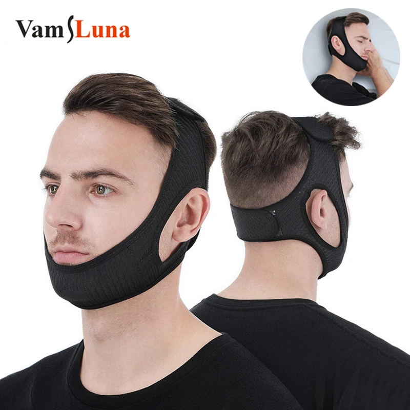 

Anti-Snoring Chin Strap Anti-Snoring Anti-Snoring Artifact Neck Fixation Comfortable Breathable Material For Uninterrupted Sleep