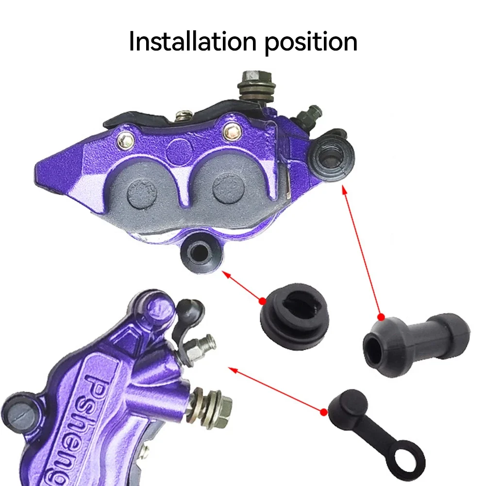 3 шт./комплект, водонепроницаемые резиновые колпачки для тормоза мотоцикла, скутера