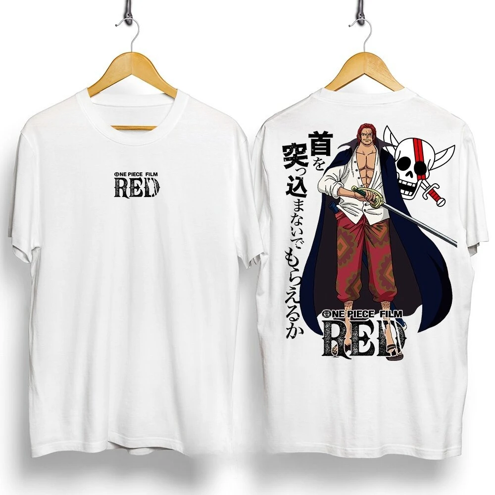 

Miniso Цельная футболка Повседневная футболка Homme Shanks ONE PIECE Shanks Мужская модная одежда Аниме Повседневная с короткими рукавами Мужчины Женщины
