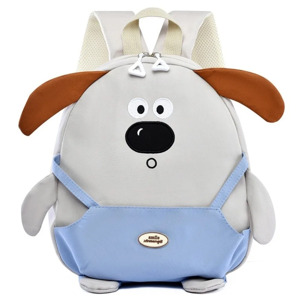 Cute Cartoon Puppy Backpack Large Capacity Adjustable Strap Students Backpacks Zipper Ins Style Girls School Bags Gift