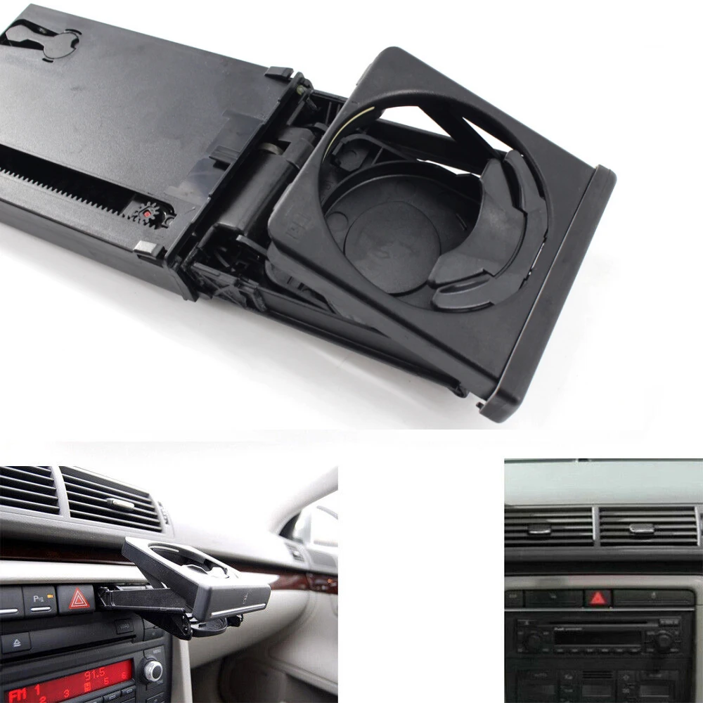 

For udi A4 B7 B6 S4 RS4 Front Dash Cup Holder Assembly 2002-2008 8E1862534K Car Interior Accessory Water Bottle Mount
