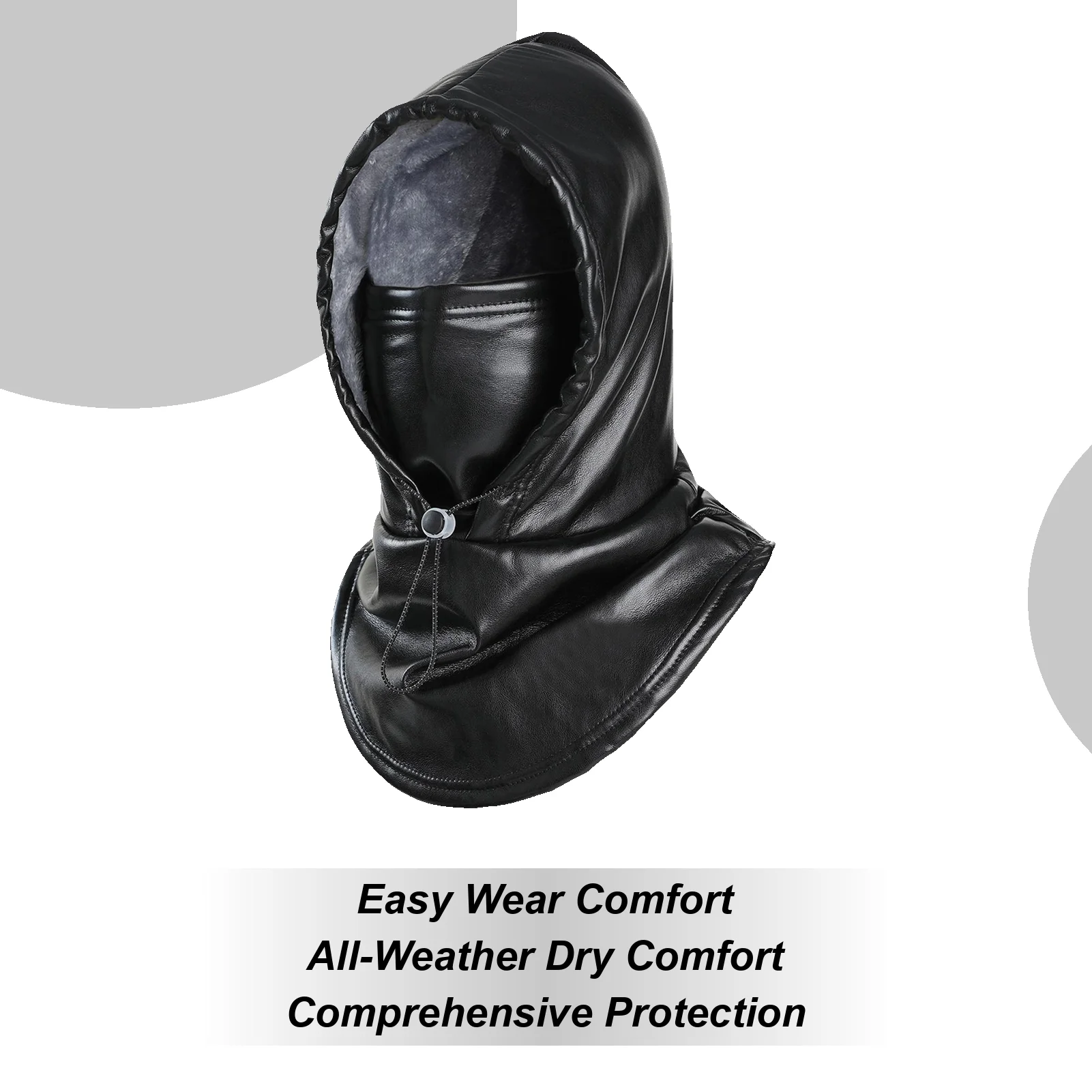 

Зимний чехол для лица для мужчин, ветрозащитная термозащитная шапка, мужской мотоциклетный теплый чехол для головы для пеших прогулок, бега, вождения, поездок на работу