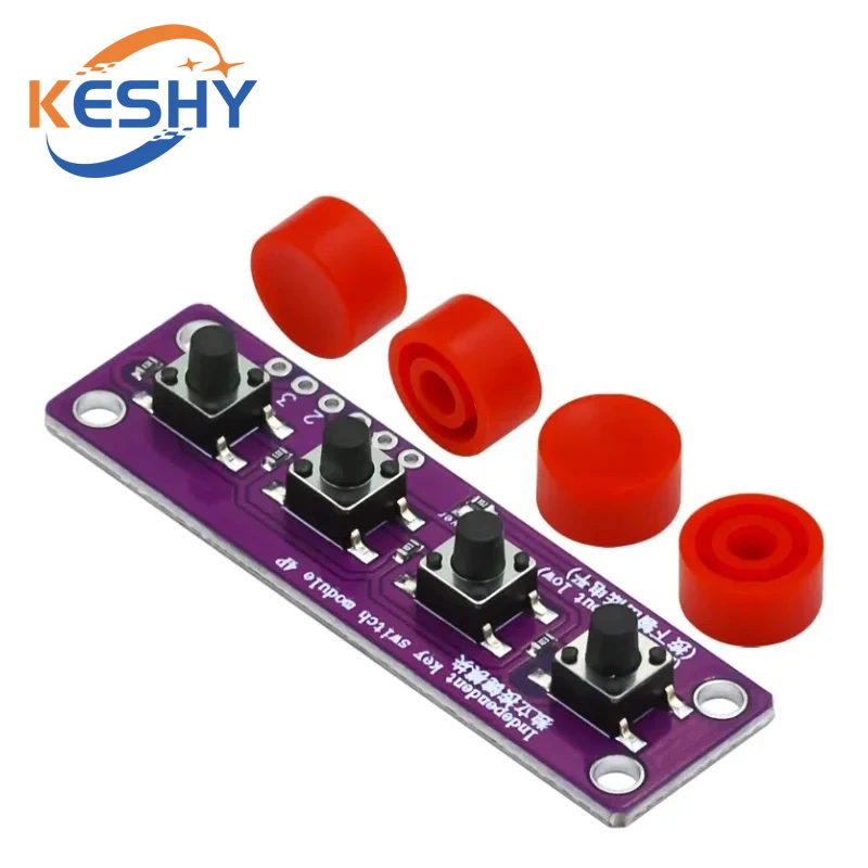 Touch Four Button Switch Module Compatible with Arduino Development Board Sensor Raspberry PI 51 MCU Suite