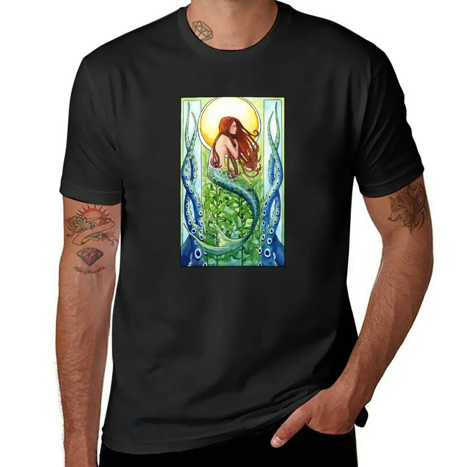 

Kelp Forest Mermaid T-Shirt T-shirts man shirts graphic tees luxury designer man clothes men tshirt