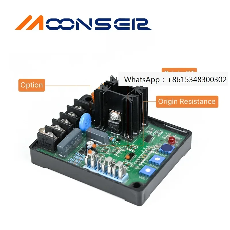 

GAVR-8A Brushless Generator AVR Automatic Voltage Regulator Excitation Stabilizer Board Adjusting Plate