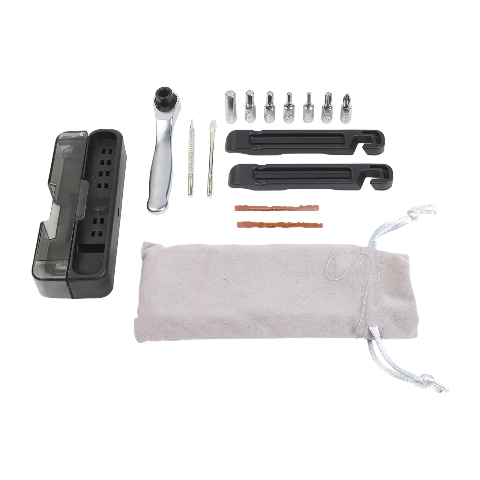 Inflate Tool Bike Repair Tool Bicycle Maintenance Easy To Carry Lightweight Design Portable Storage Bag For Bicycle Repair
