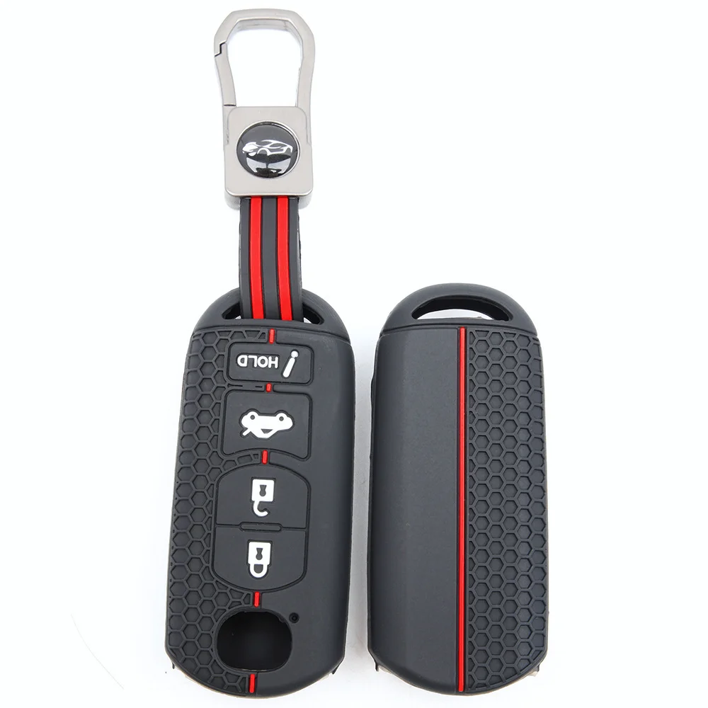 For Mazda 3 6 CX 30 MX 30 CX 5 CX 8 CX 9 Full Coverage Silicone Key Shell Lanyard Key Ring Precise Fit Stylish Durable