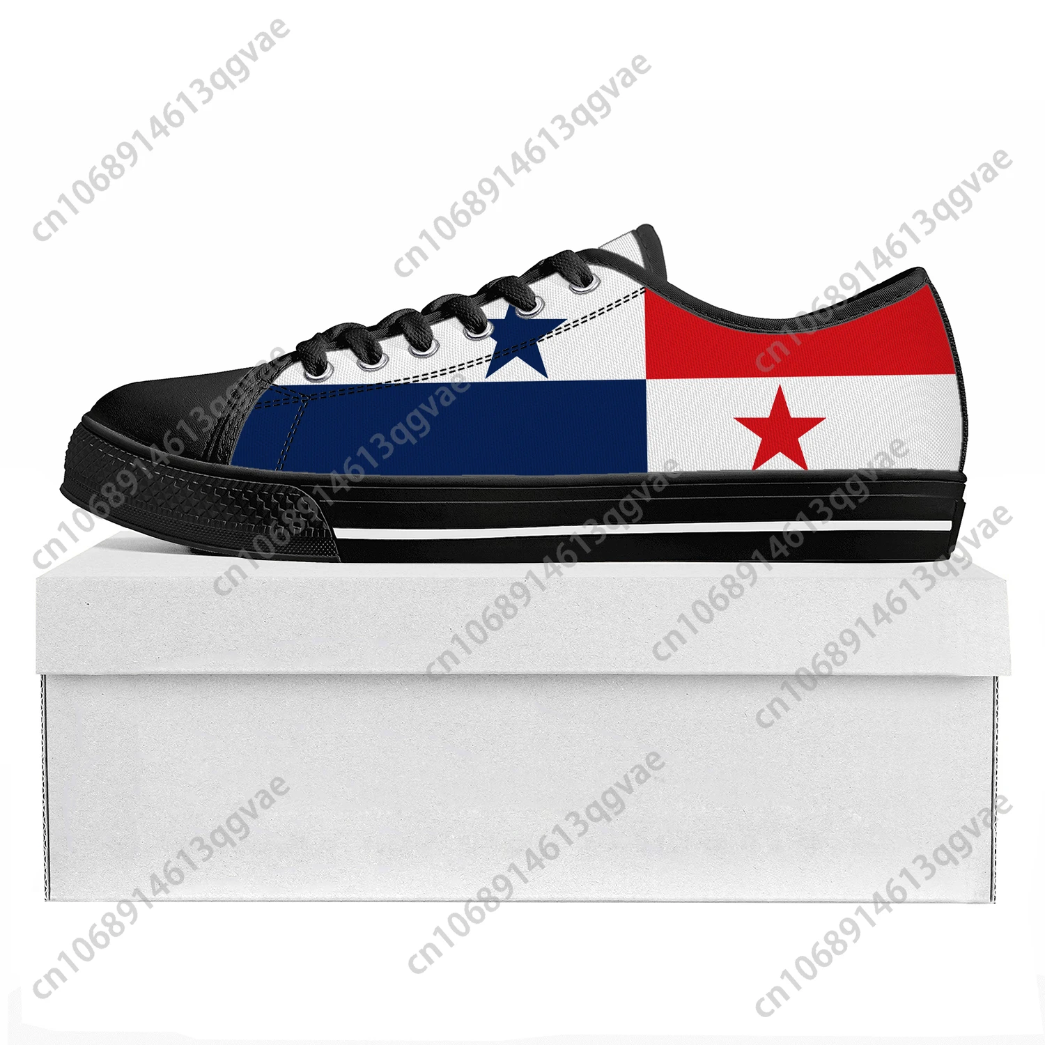 

Panamanian Flag Low Top High Quality Sneakers Mens Womens Teenager Canvas Sneaker Panama Prode Casual Couple Shoes Custom Shoe