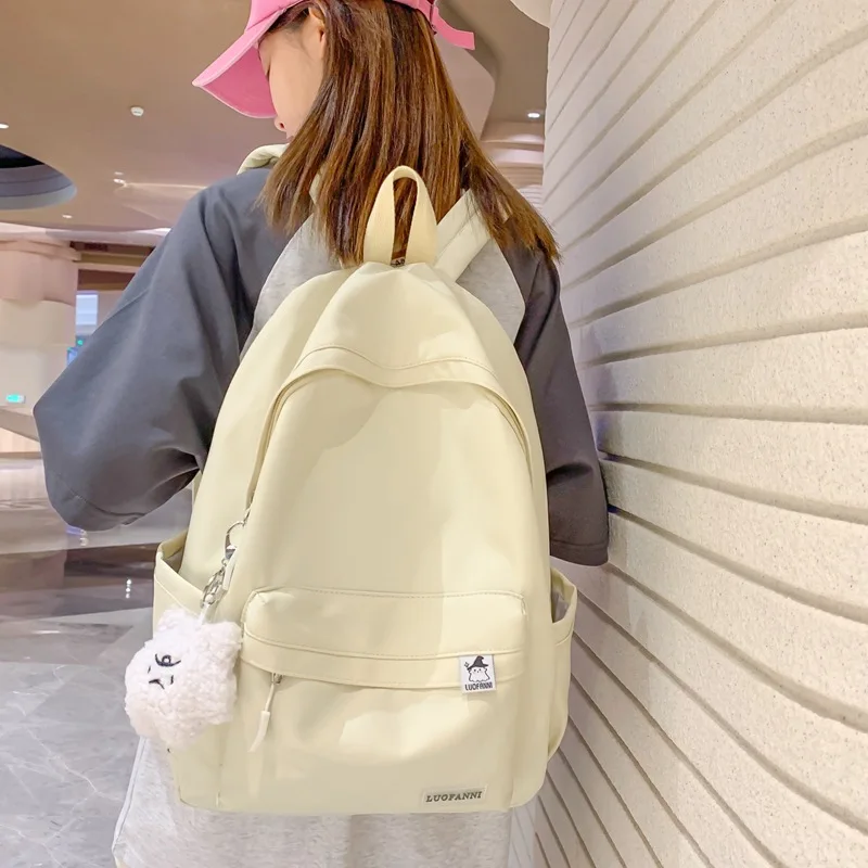 Small Fresh Middle School Students Ins High Quality Schoolbag Summer New Lightweight Backpack College Style Backpack