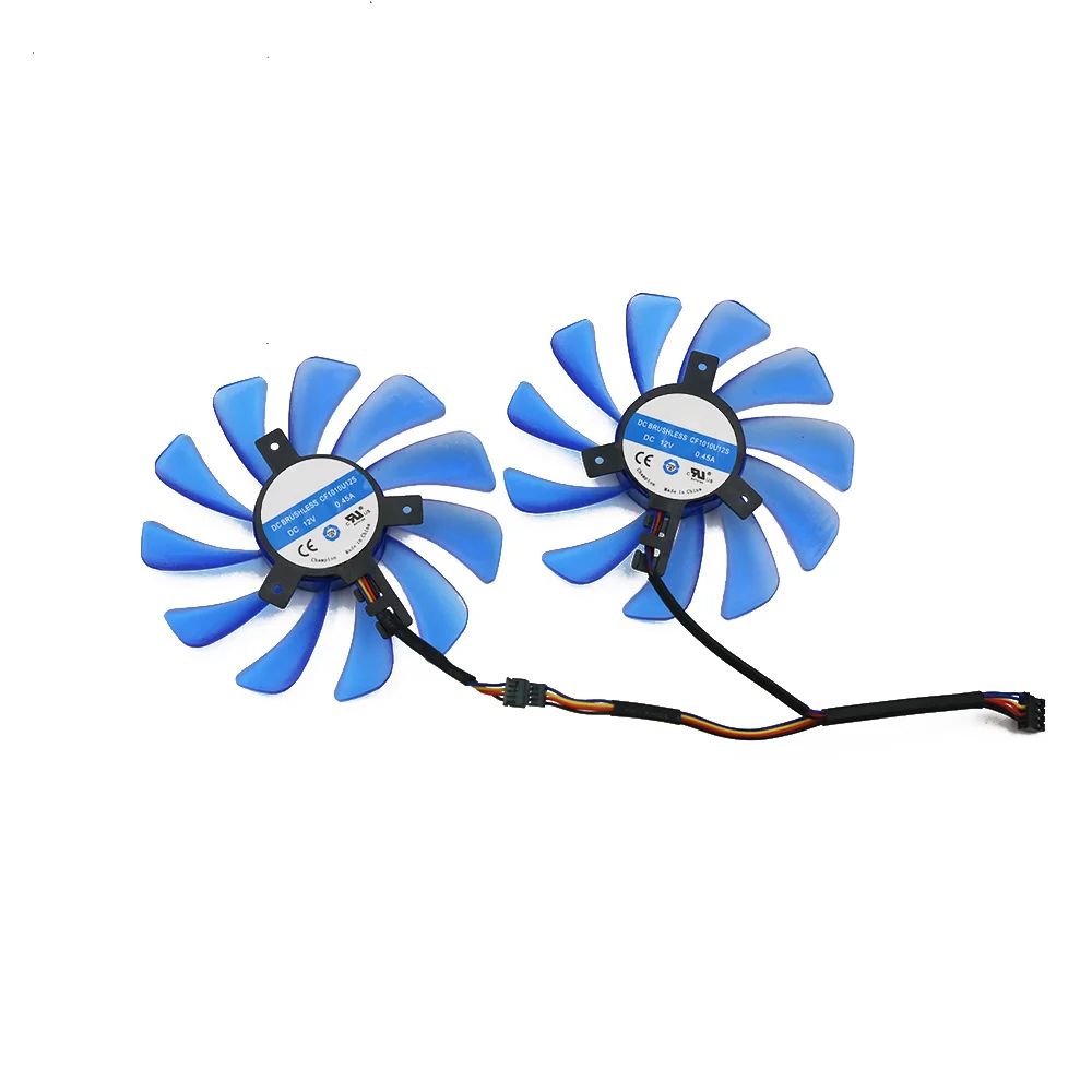 95mm CF1010U12S FDC10H12S9-C 4pin RX590 GPU Cooler fan For HIS RX580 RX 590 580 Ice QX2 OC 4GB / Turbo 8GB Video card Cooling