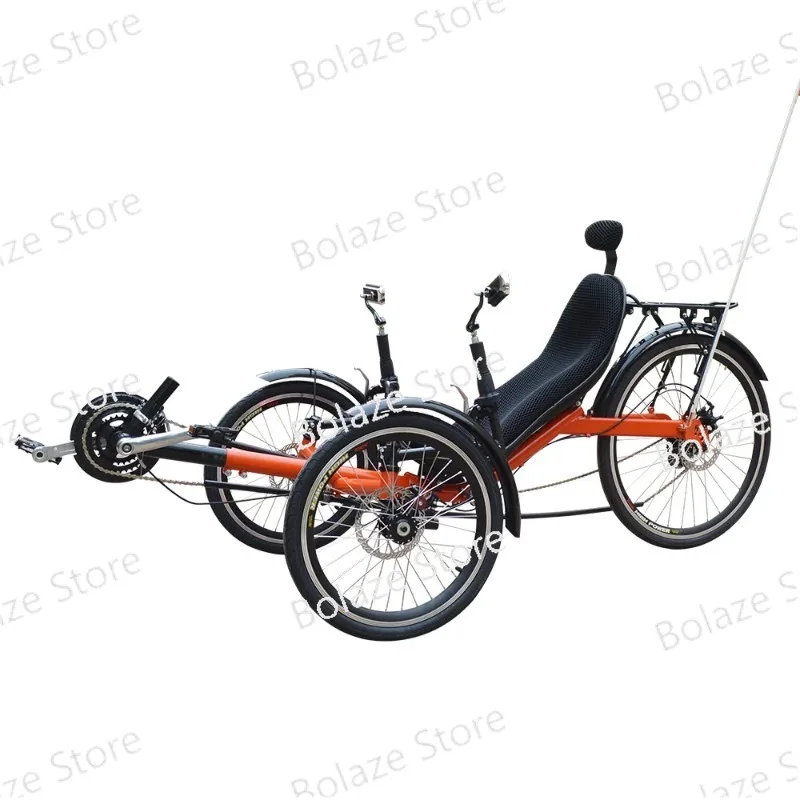 Import Tadpole Style 24 Speed 3 Wheel Adult Sport Recumbent Bicycles From China