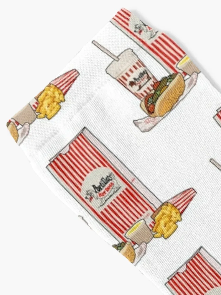 Chicago Style Hotdog Socks Cute Socks