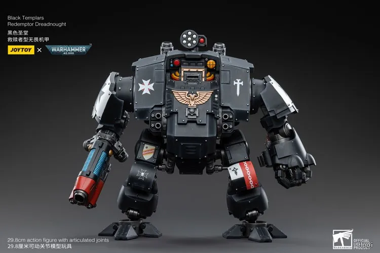 

В наличии JOYTOY Warhammer 40K Black Templars Redemptor Dreadnought 1/18 Коллекционная фигурка-модель