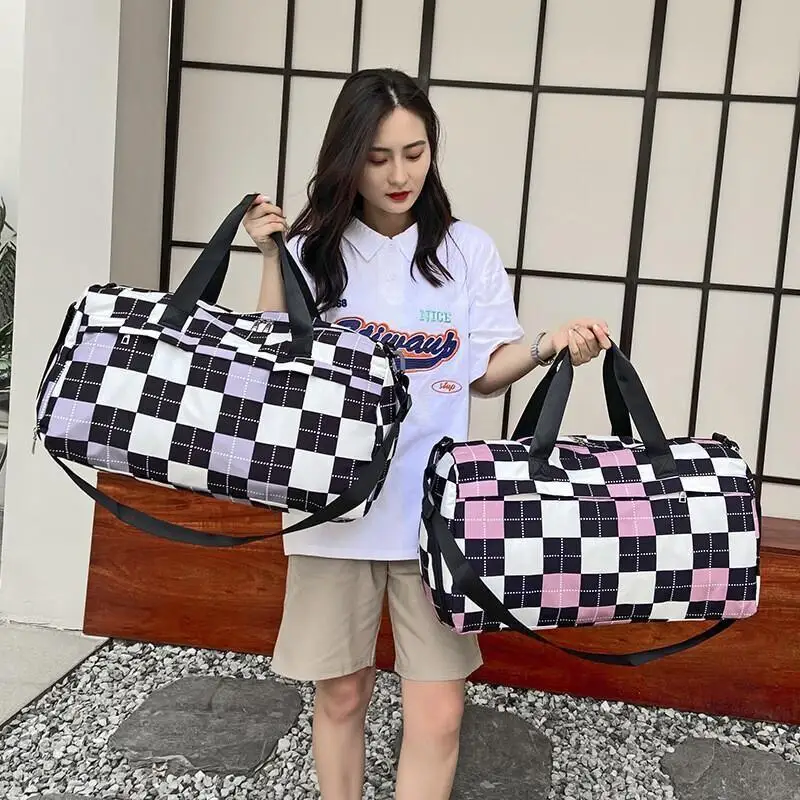 

Dry-Wet Separation Independent Shoe Compartment Luggage Bag Large Capacity Anti-Theft Multi-Functional Shoulder Bag Crossbodybag