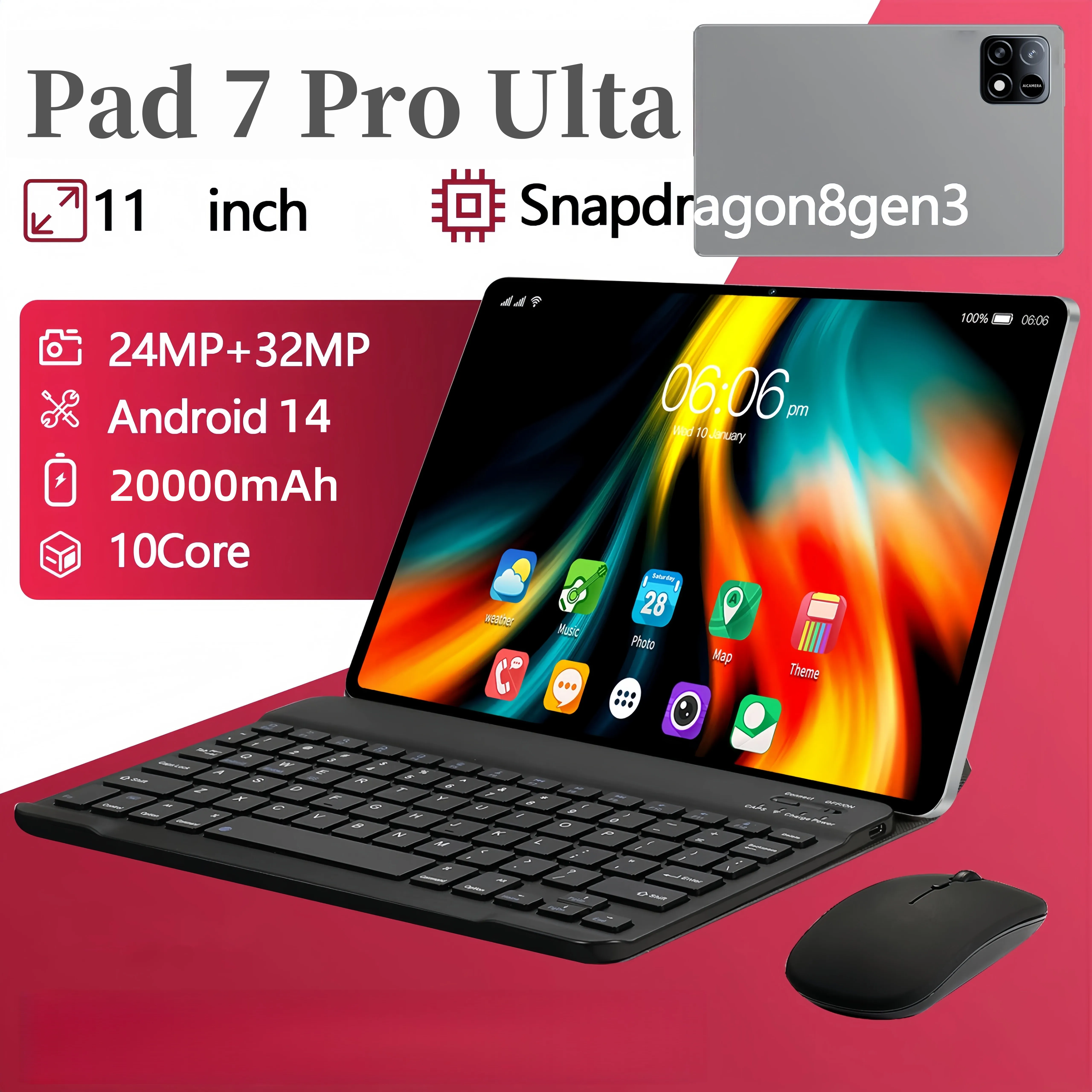 yZ[z2025 Mi Pad 7 Pro Ultra ŐVO[oŃ^ubg Mi Android 14 Snapdragon 8 Gen 3 11C` \tgCgXN[ WiFi GPS WPS 5G PC