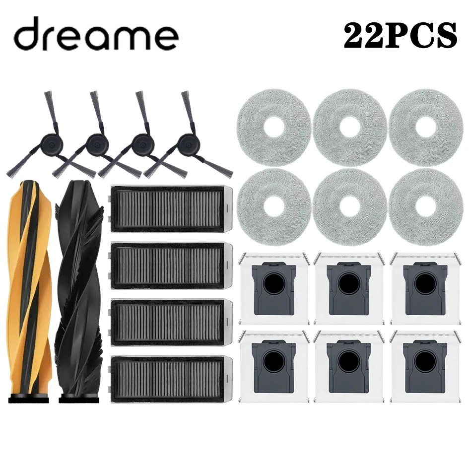 Dreame X50 Ultra/X50 Master/L50 Pro Ultra/L40S Pro Ultra/L40s Ultra/MOVA V50 Ultra Teile Hauptbürste Filter Mopp Tuch Staubbeutel