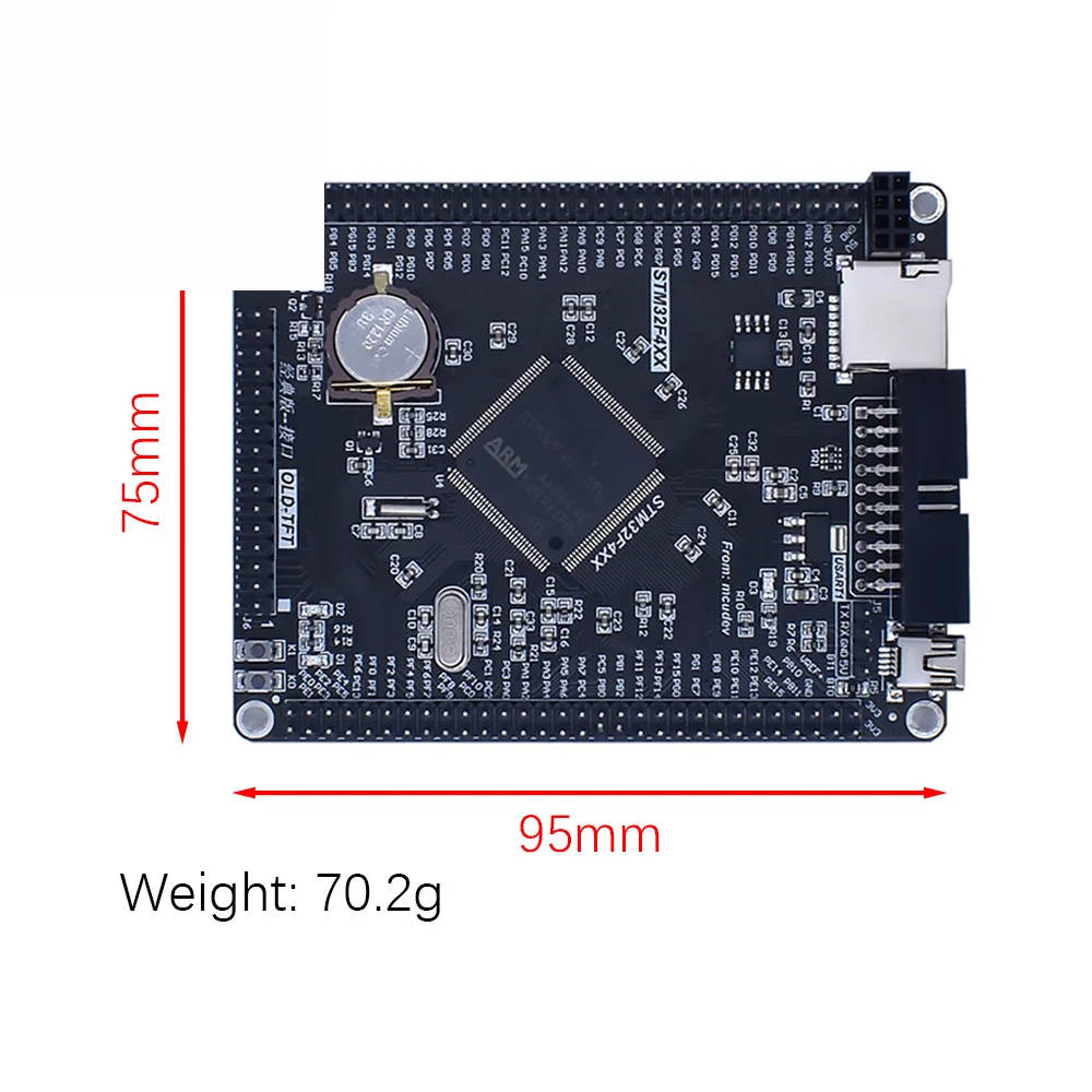 STM32F407ZET6 STM32F407ZGT6 STM32 sistema ARM Core Board Placa  sarrollo F407 Cortex-M4 tablero  aprendizaje  un solo Chip WAVGA
