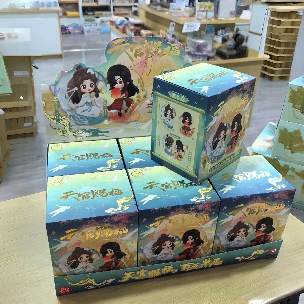 En Stock, bendición oficial del cielo, serie de colores brillantes, caja ciega, figuras de Anime, decoración de habitación, juguete, regalo de cumpleaños para niña