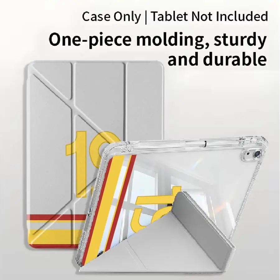 

Holder Cover Tablet Case For iPad Air 4 5 M3 M2 M4 11inch 11th 10th 9th 8th 7th 12.9inch Mini 6 7 Pro 2025 Y-Fold Football