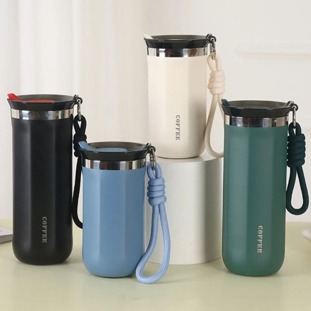 

Portable 350ML/500ML Stainless Steel Insulated Cup Double Wall with Lid Vacuum Flask Leak-Proof Thermal Mug Travel Use