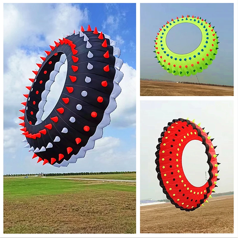 

Free Shipping 500cm kite ring show kites pendant Flying kite air parachute wind sock kites dragon fly ultra large kite Koi carp