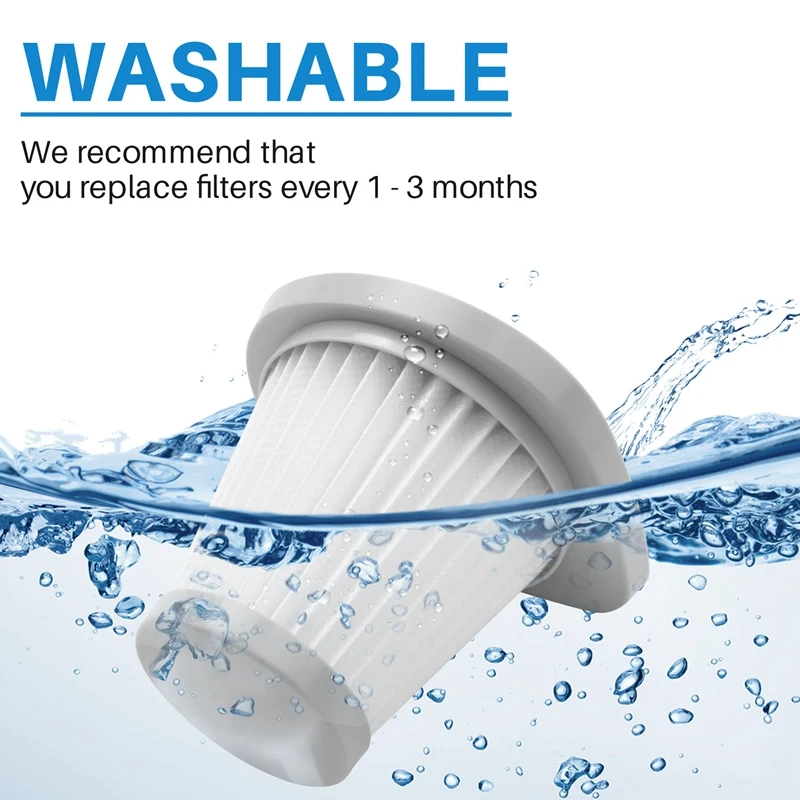 2 шт. сменный фильтр Hepa для Midea Sc861 Sc861a, запасные части для пылесоса, аксессуары, чистящие фильтры Hepa