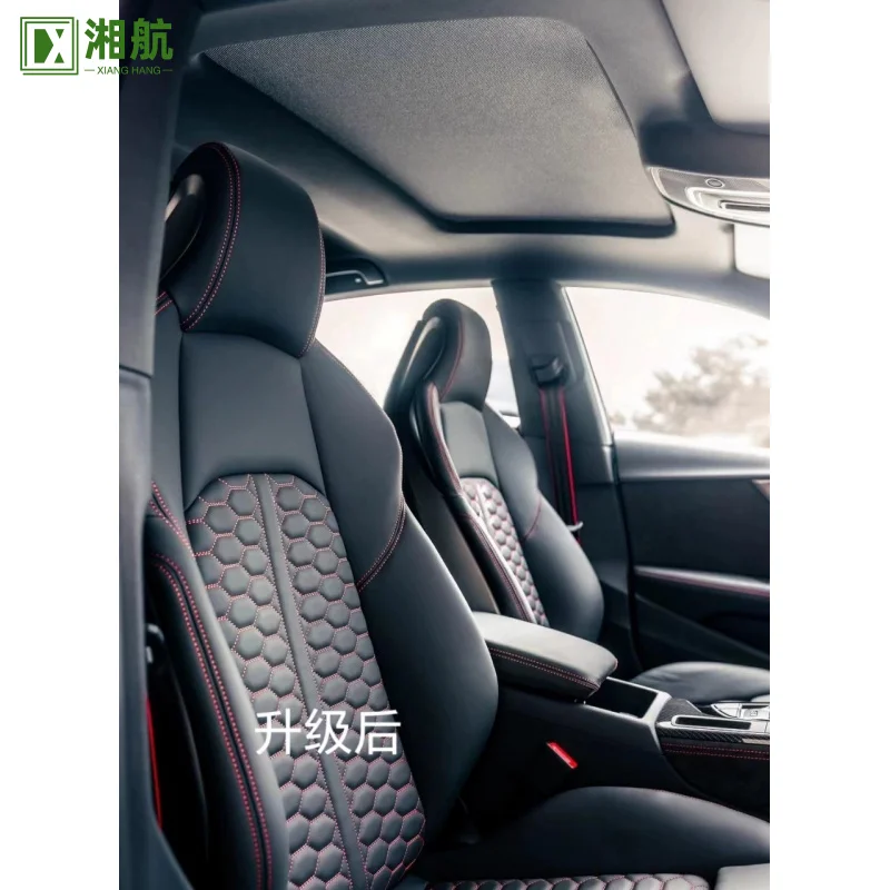 

Подходит для аксессуаров для салона автомобиля RS M, комплект модификации обновления спортивного сиденья Audi BMW, модели, оригинальный стиль модификации на заказ