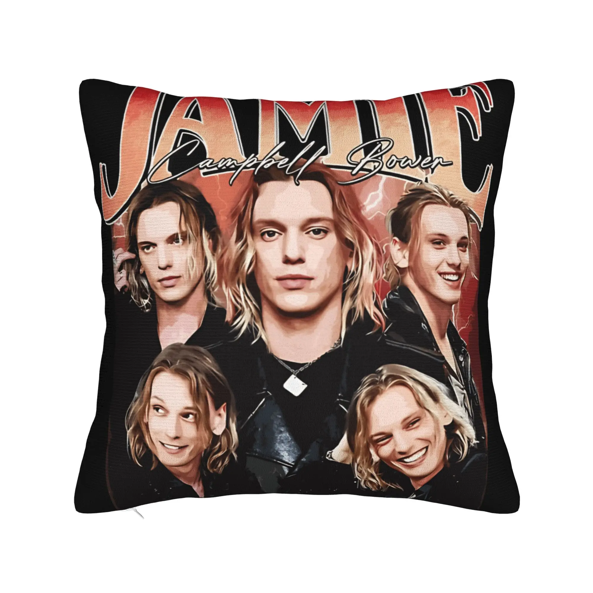Jamie Campbell Bower Vintage Pillow Cover  Custom Cushion Cover Fashion Pillow Case For Living Room Chair