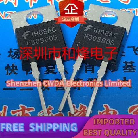 10PCS-20PCS  F30S60S FFP30S60STU  TO-220-2 600V 30A     Best Quality 