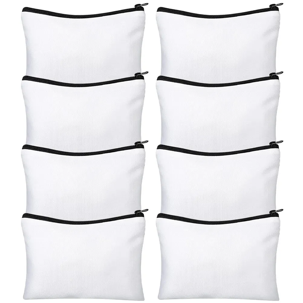 8sets-diy-blank-sublimation-canvas-zipper-makeup-bags-portable-travel-toiletry-storage-organizer-pouches-easy-carry-makeup