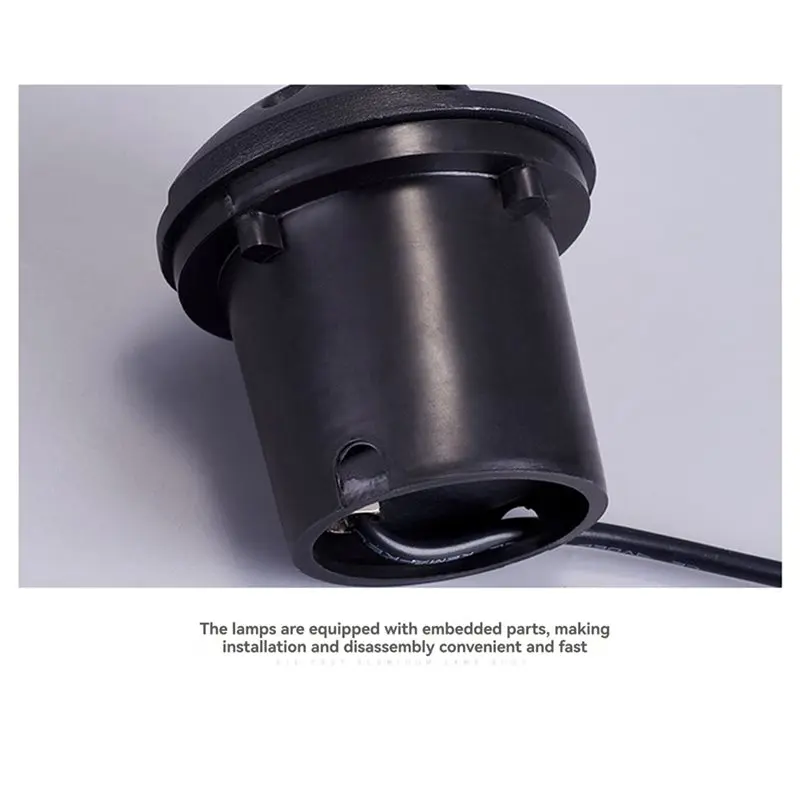 Durable Using 3X 4 Side Outdoor Recessed Underground Lamp 3W Floor Landscape Lighting Waterporrf LED Garden Light Spotlights