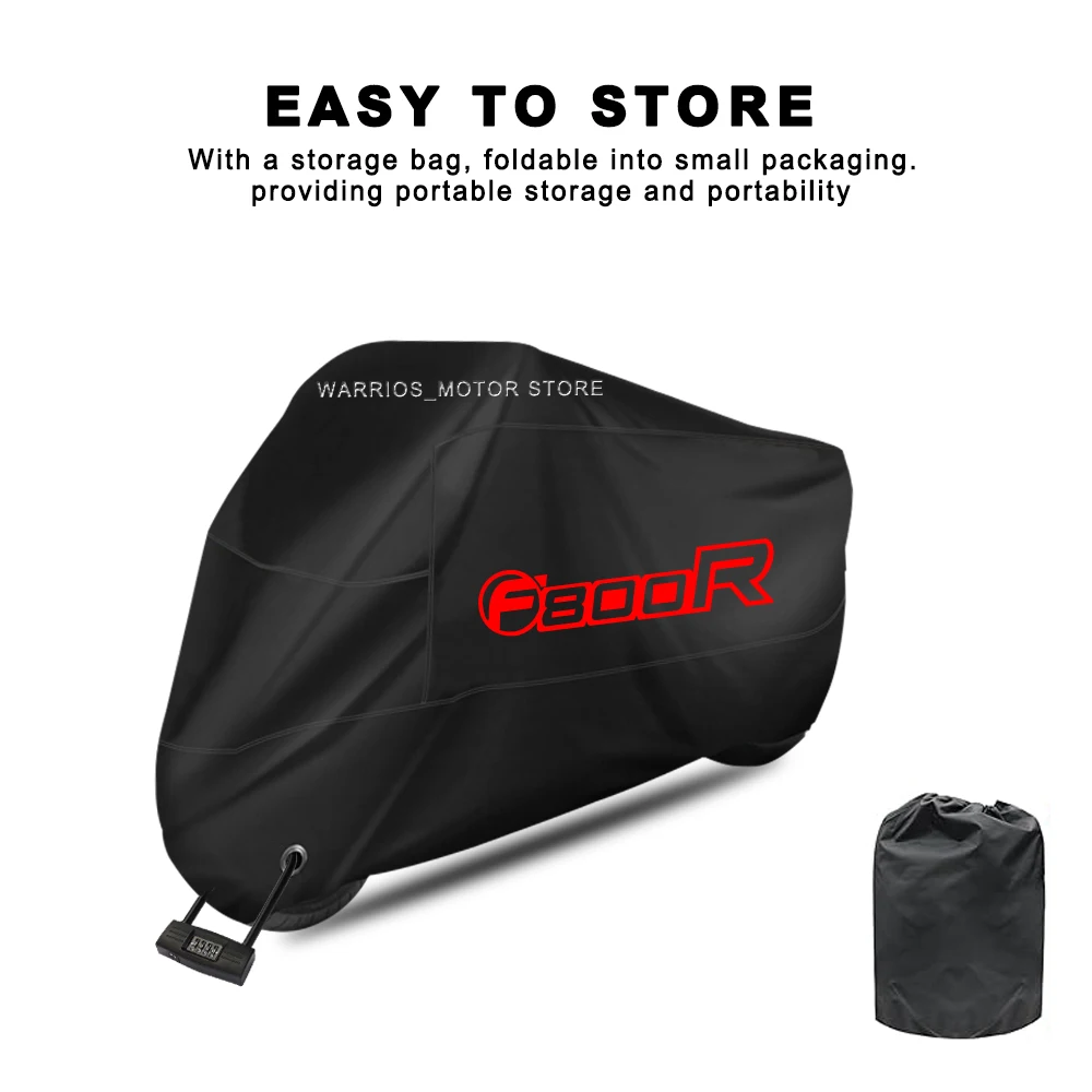 For BMW F800R F800 R F 800 R ADV Motorcycle Cover UV Protection Dustproof Snowproof Outdoor Waterproof Motorcycle Rain Cover