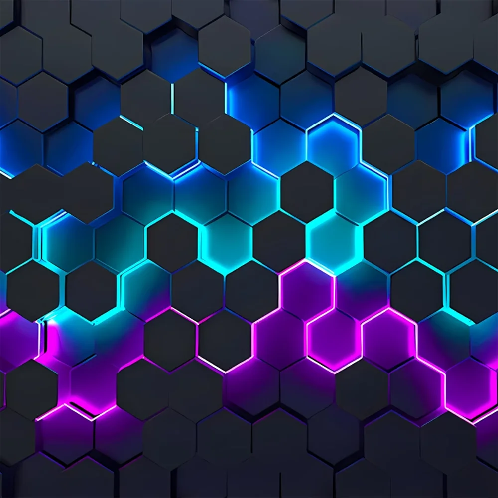 مخصص papel de parede ثلاثية الأبعاد خلفية هندسية الشكل عثرة خلفية صالون حلاقة مكتب مكتب أمامي ورق حائط تحسين المنزل #3