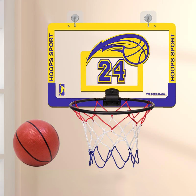 

Mini Basketball Hoop for Children Indoor Shooting Stand Home Exercise Foldable Basketball Hoop Punch free Wall-Mounted Backboard