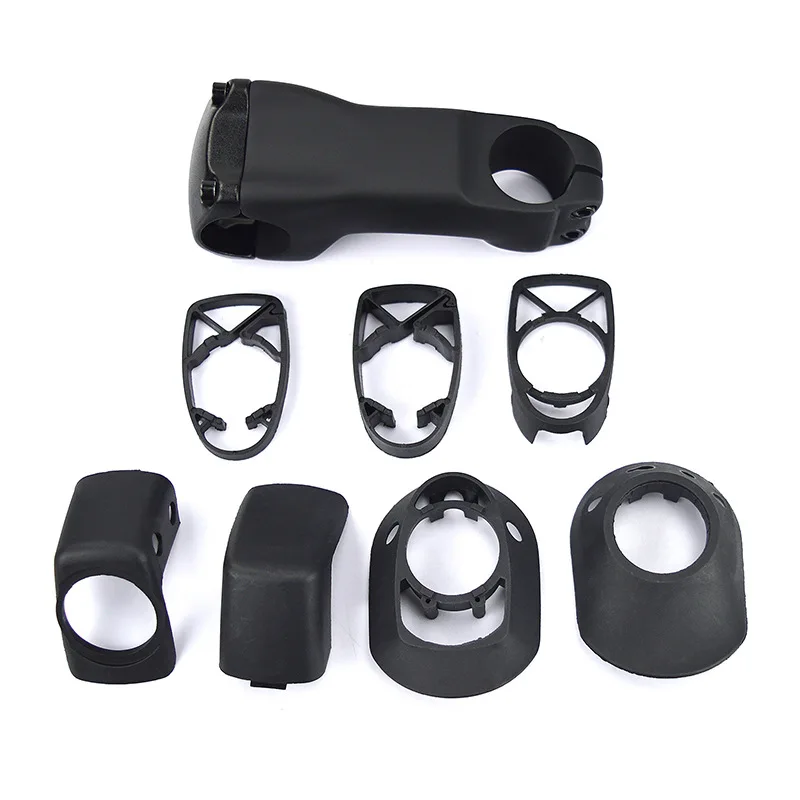 AliExpress NONE For SL7 T1000 Full Carbon Fiber Bicycle Race Road Bike Stem Aero Riser Integrated Internal Wiring Hidden Cockpit 70mm-130mm