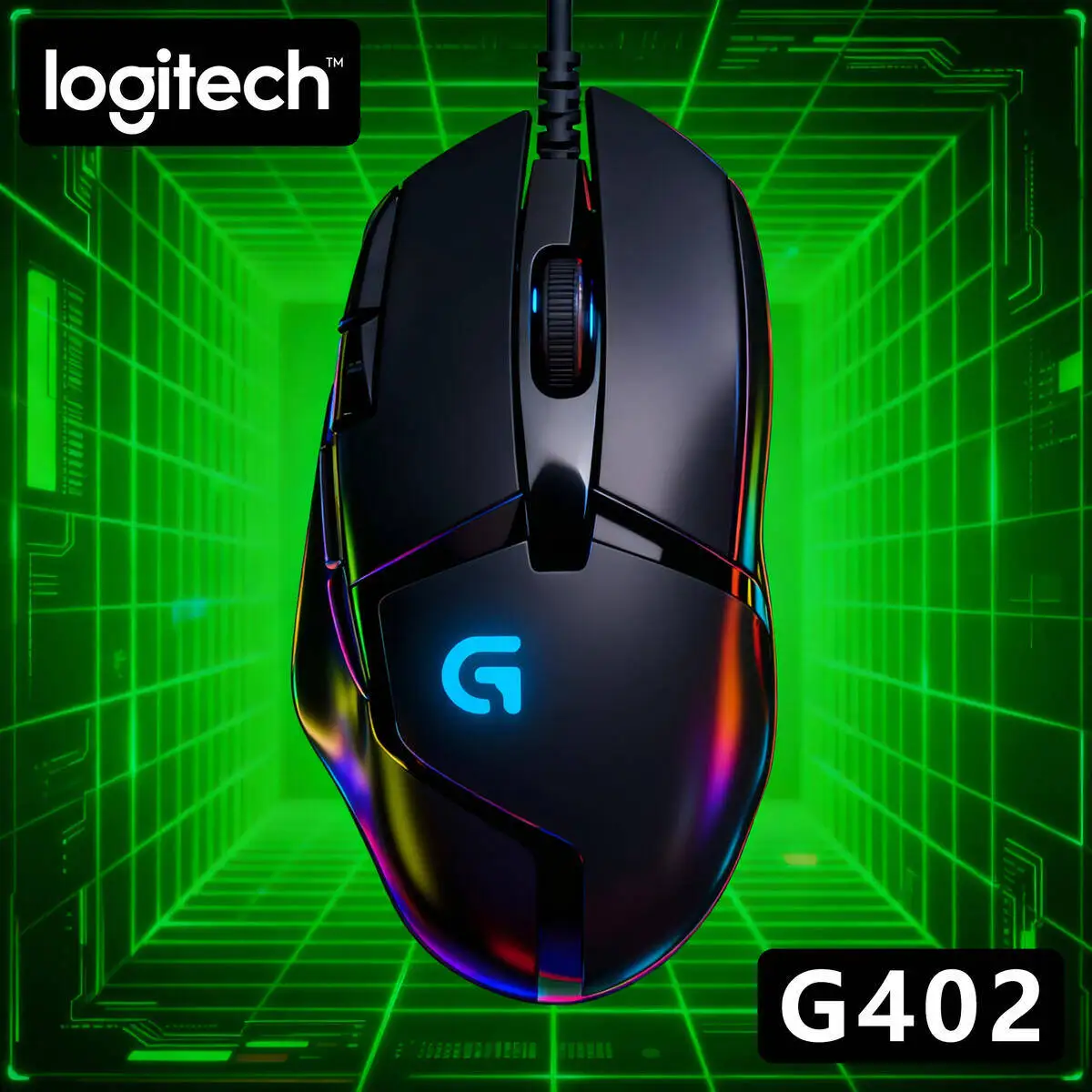 لوجيتك G402 ماوس سلكي لعبة رياضية إلكترونية مخصصة للتحرير كمبيوتر ماكرو سطح المكتب دفتر أكل الدجاج CSGO #1