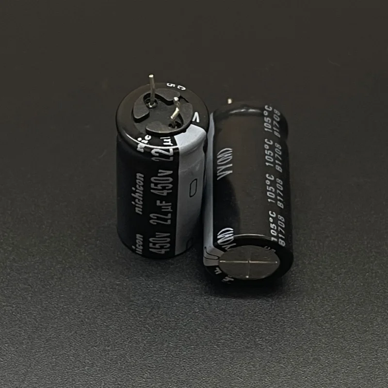 10pcs 22uF 450V NICHICON VY Series 12.5x25mm Wide Temperature Range 450V22uF Aluminum Electrolytic Capacitor