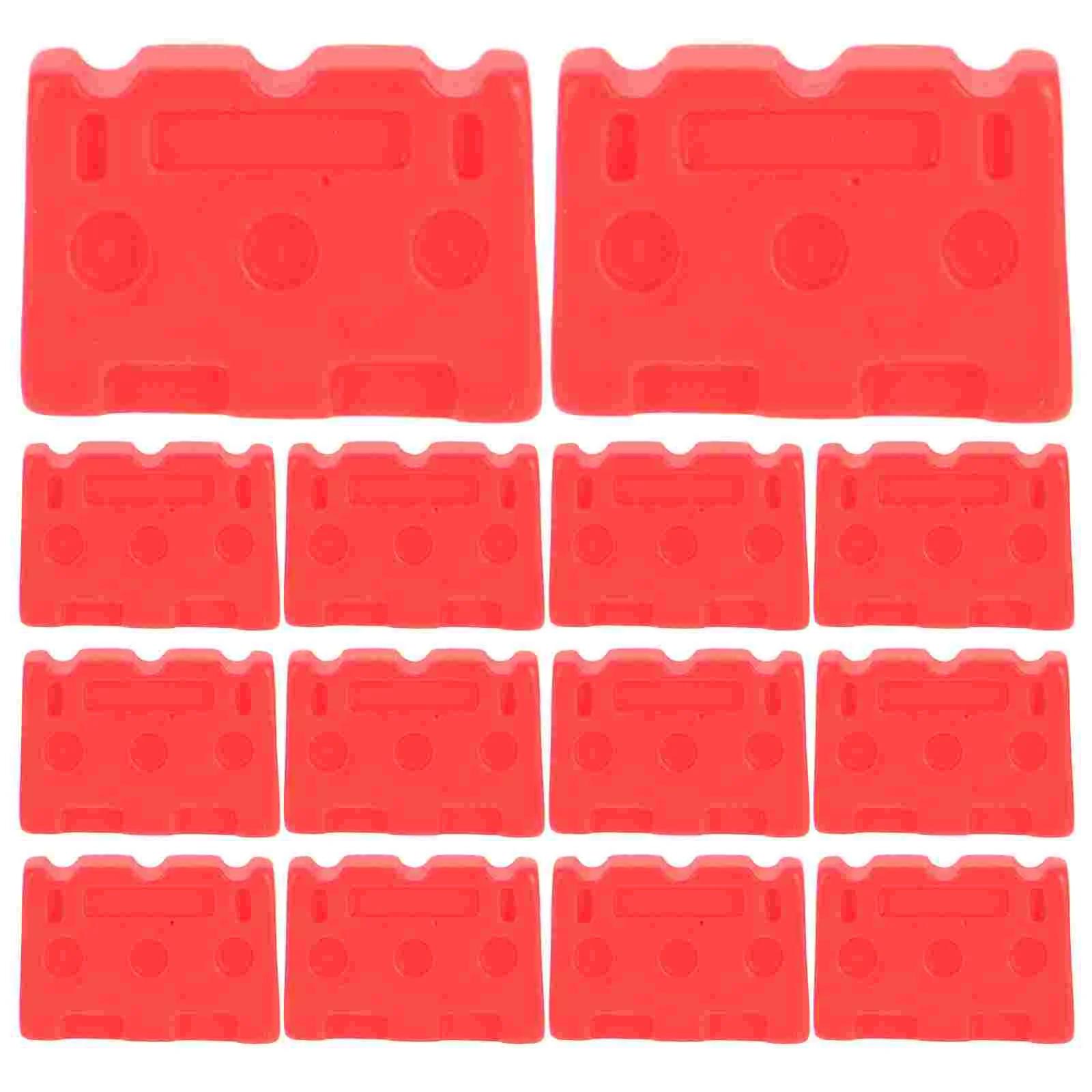 

20 Pcs Kids Toys Mini Traffic Fence Models Red Miniature Road Construction Child